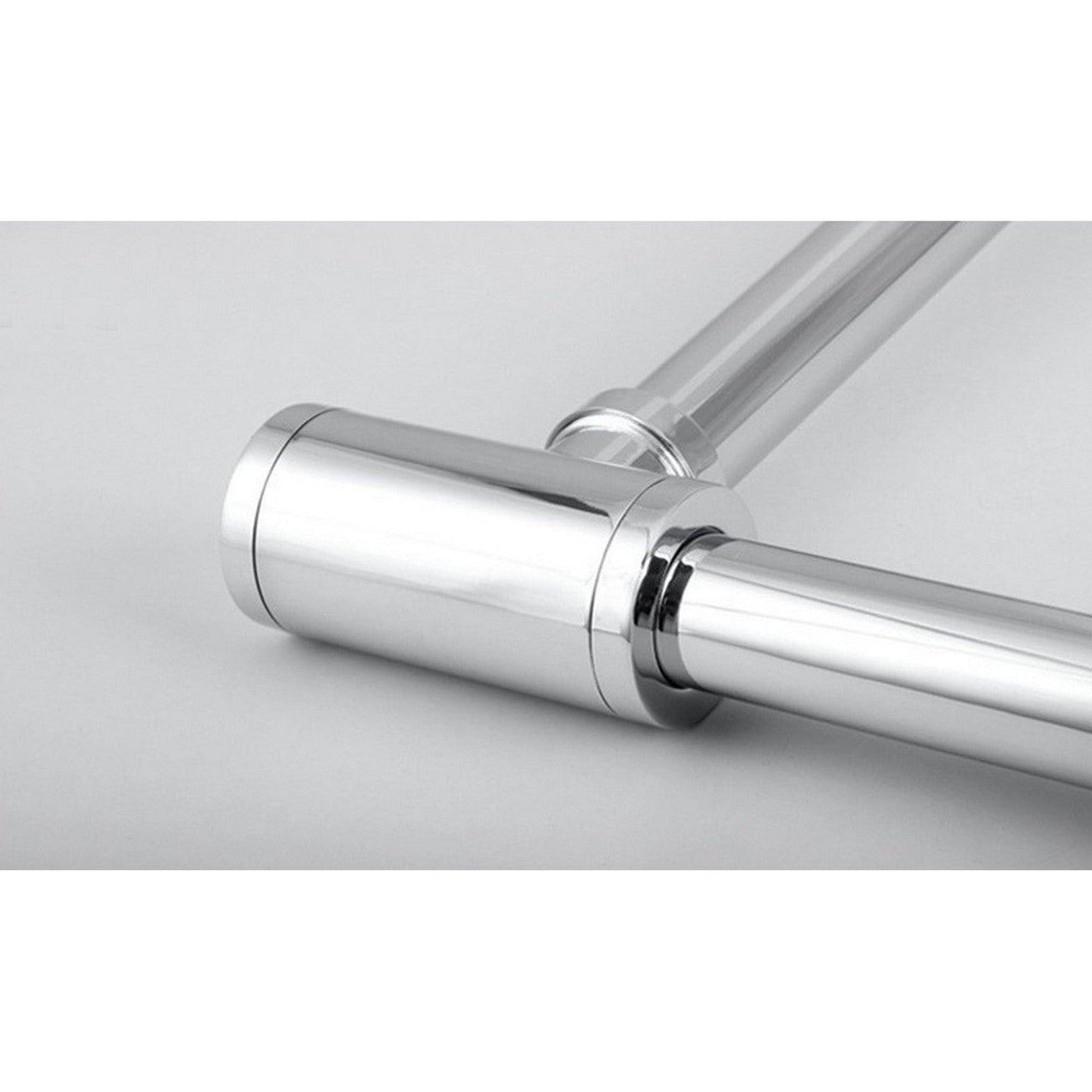 KubeBath Polished Chrome Space Saving P-Trap