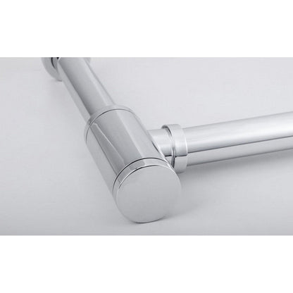 KubeBath Polished Chrome Space Saving P-Trap