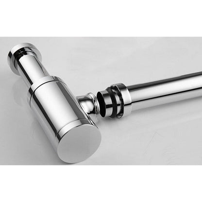 KubeBath Polished Chrome Space Saving P-Trap