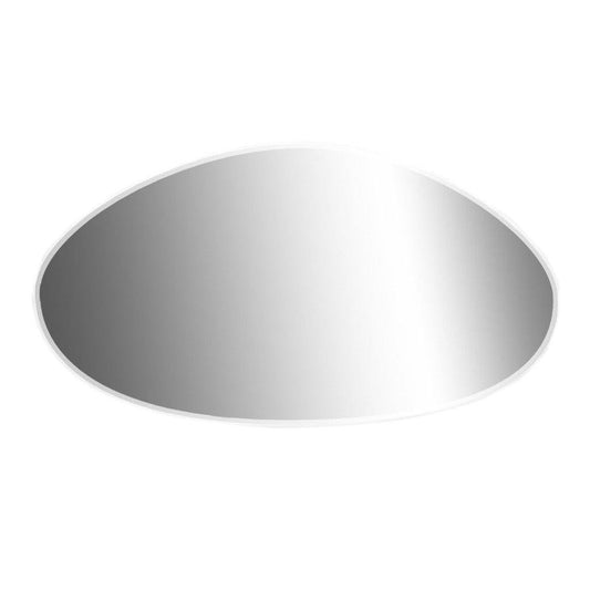 LaToscana Edmo 57" x 27.5" Modern Oval Frameless Wall Mirror With LED