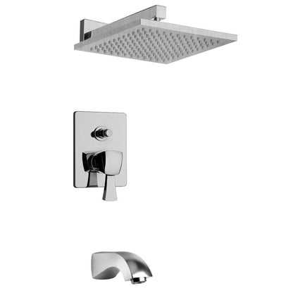 LaToscana Lady Chrome Pressure Balance Tub & Shower Kit