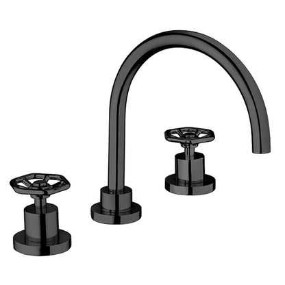 LaToscana Lucia Widespread Lavatory Faucet With Wheel Handles