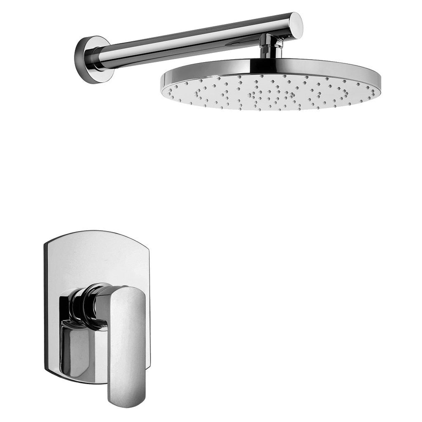 LaToscana Novello Chrome Pressure Balance Shower Kit