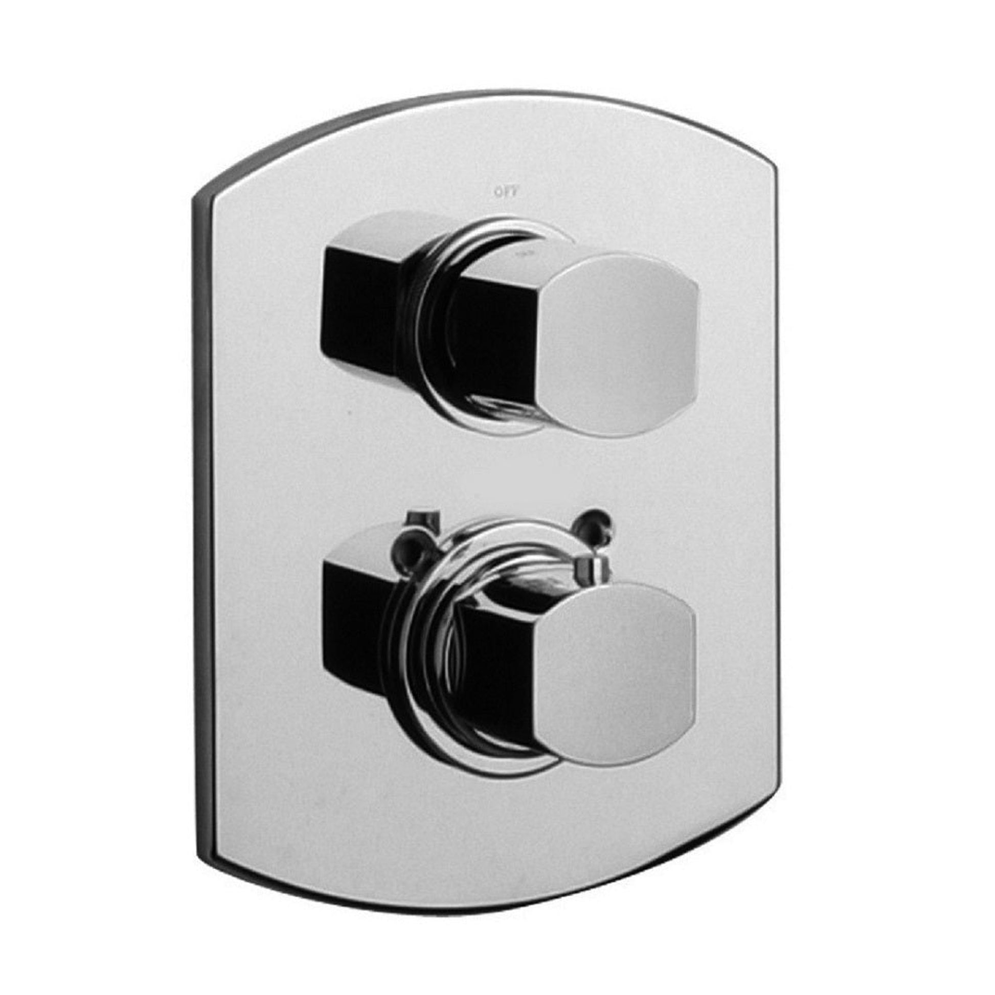 LaToscana Novello Chrome Thermostatic Trim With 3/4" Ceramic Disc Volume Control