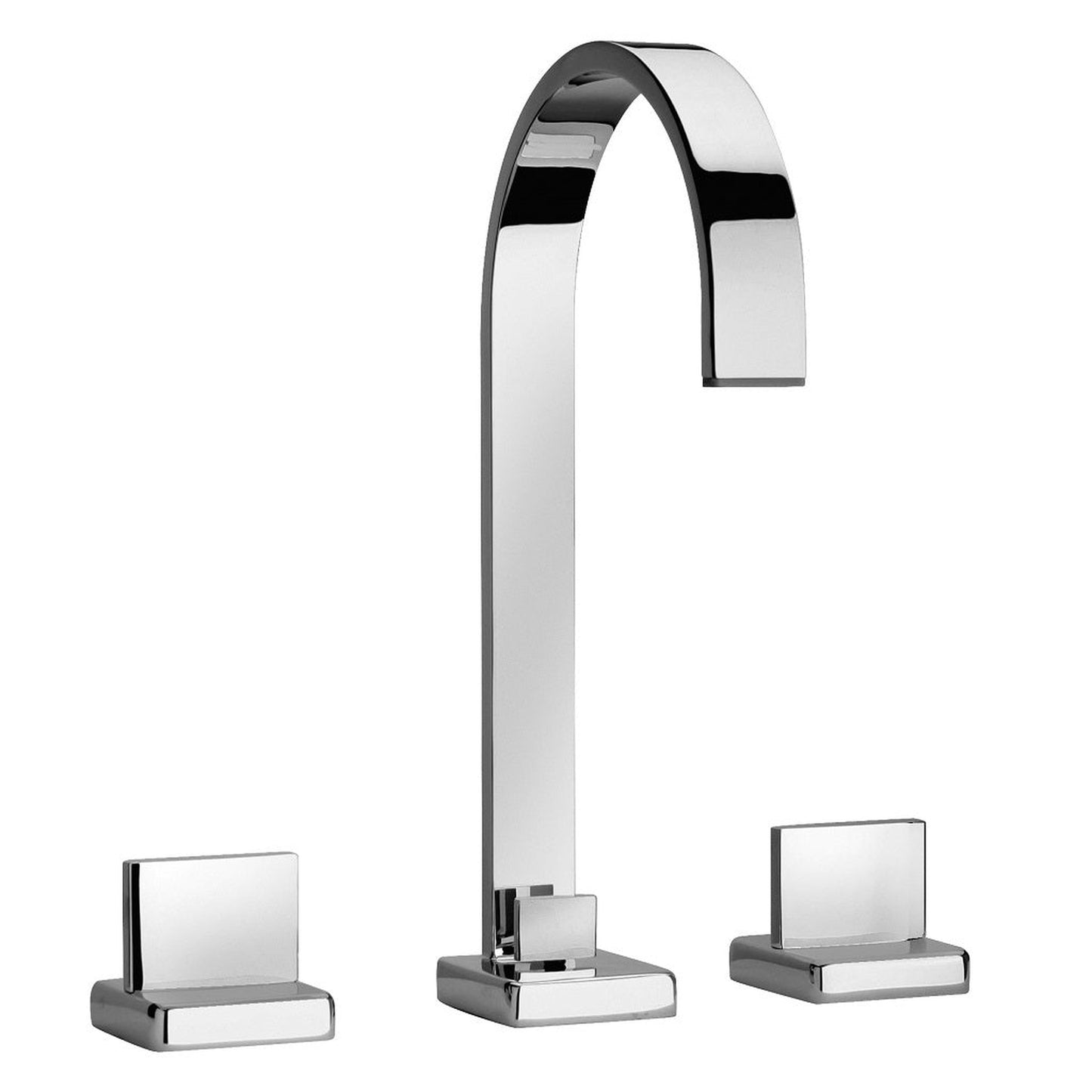 LaToscana Novello Chrome Widespread Lavatory Faucet With Lever Handles