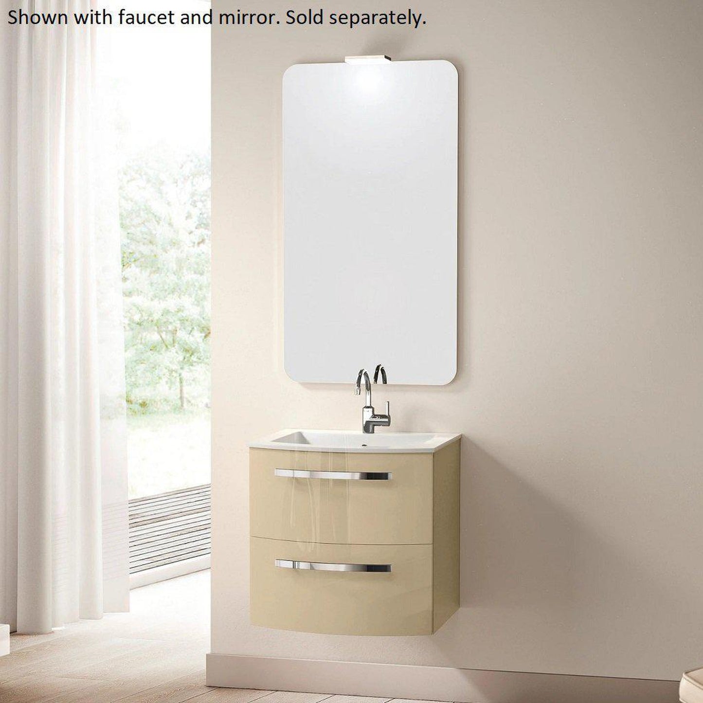 LaToscana Palio 22" Sand Wall-Mounted Vanity