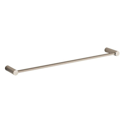 LaToscana Round 18" Brushed Nickel Wall-Mounted Towel Bar