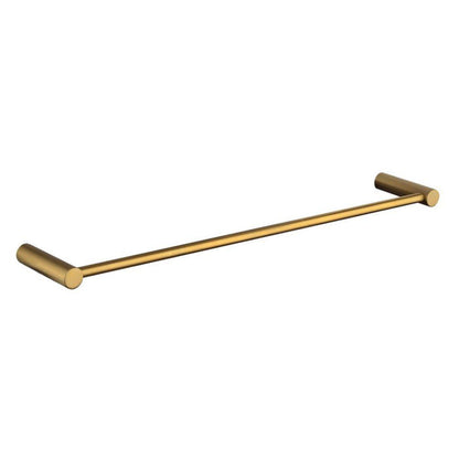 LaToscana Round 18" Matt Gold Wall-Mounted Towel Bar
