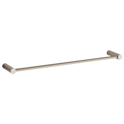 LaToscana Round 24" Brushed Nickel Wall-Mounted Towel Bar