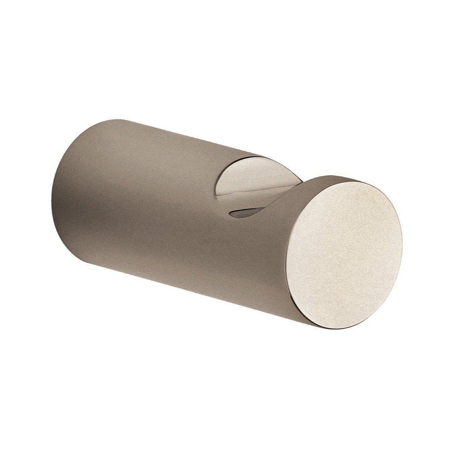 LaToscana Round Brushed Nickel Wall-Mounted Robe Hook