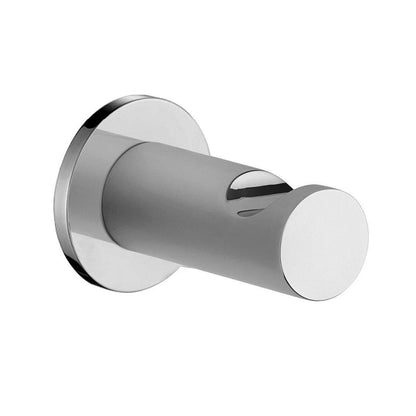 LaToscana Round Chrome Wall-Mounted Robe Hook