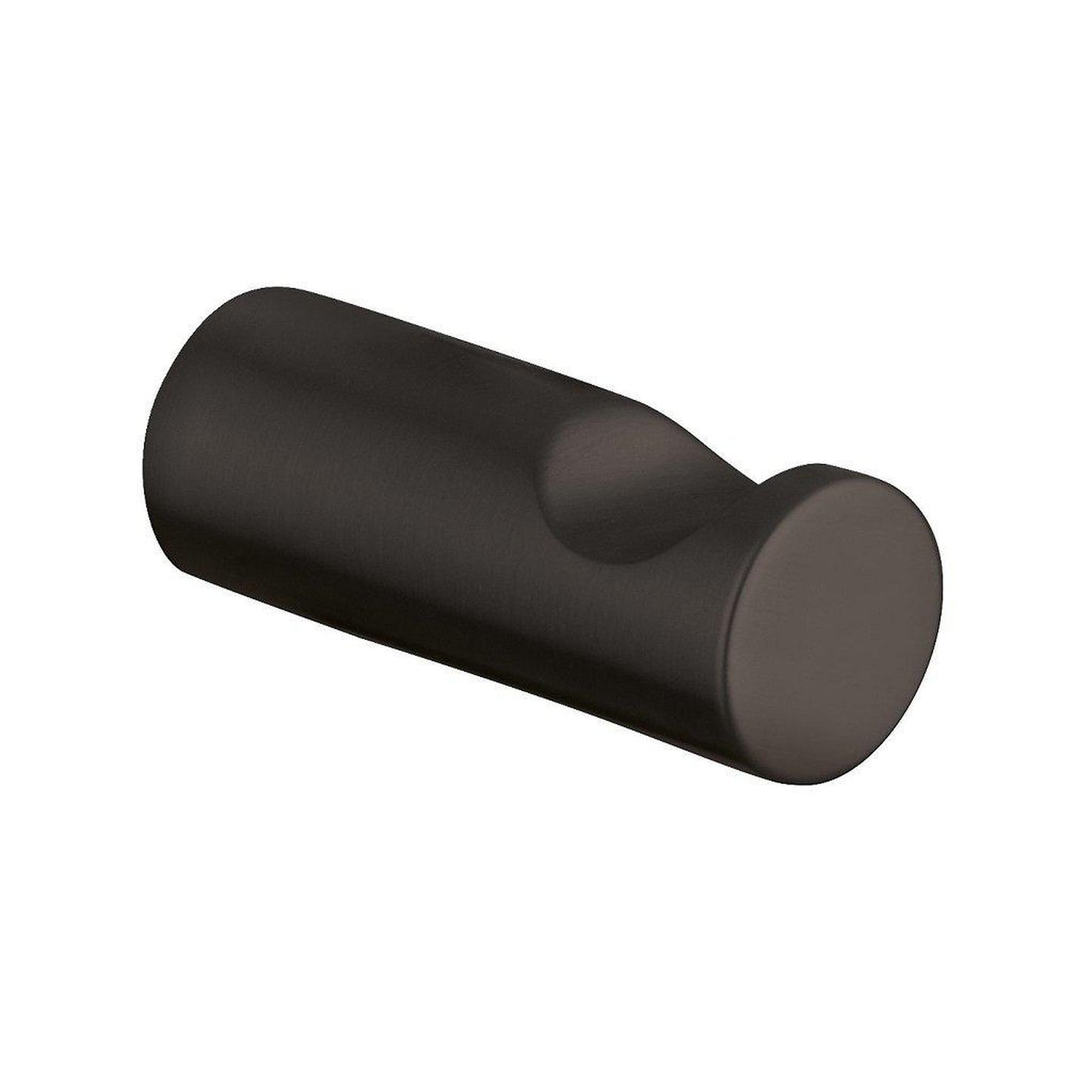 LaToscana Round Matt Black Wall-Mounted Robe Hook