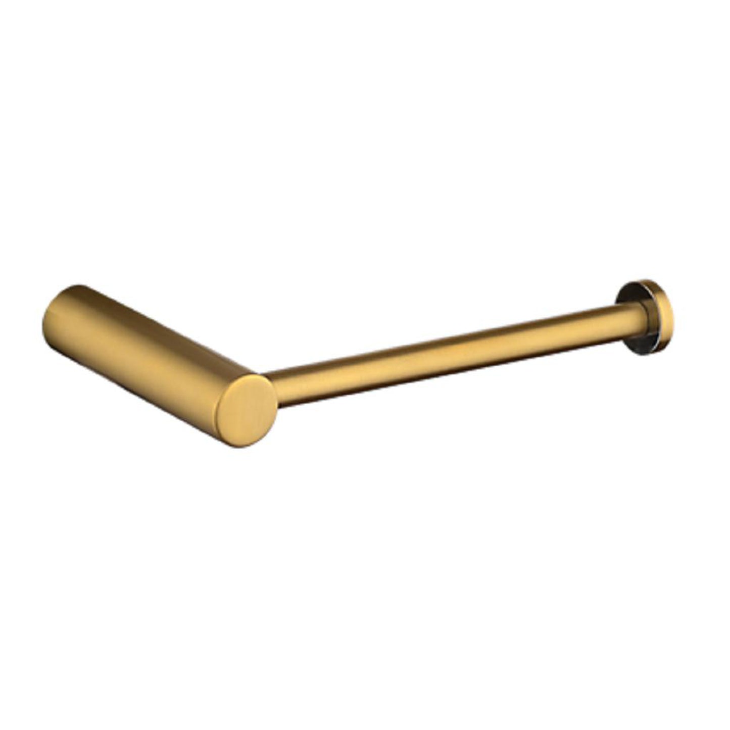 LaToscana Round Matt Gold Wall-Mounted Paper Roll Holder