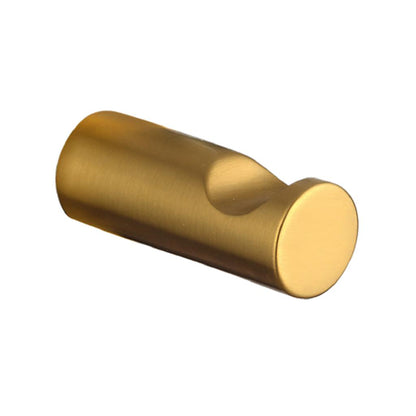 LaToscana Round Matt Gold Wall-Mounted Robe Hook