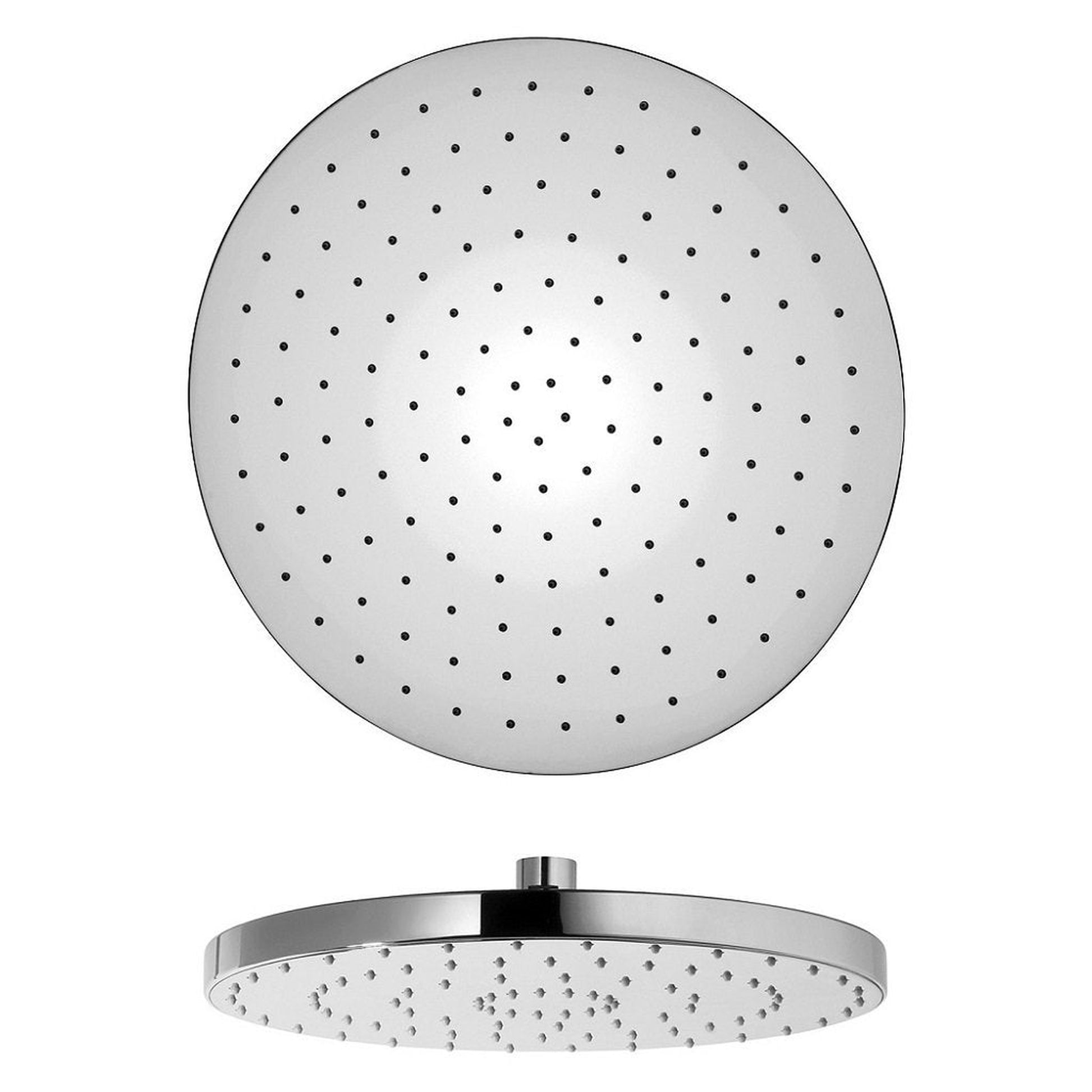 LaToscana Shower Line 10" Round Chrome Brass Shower Head