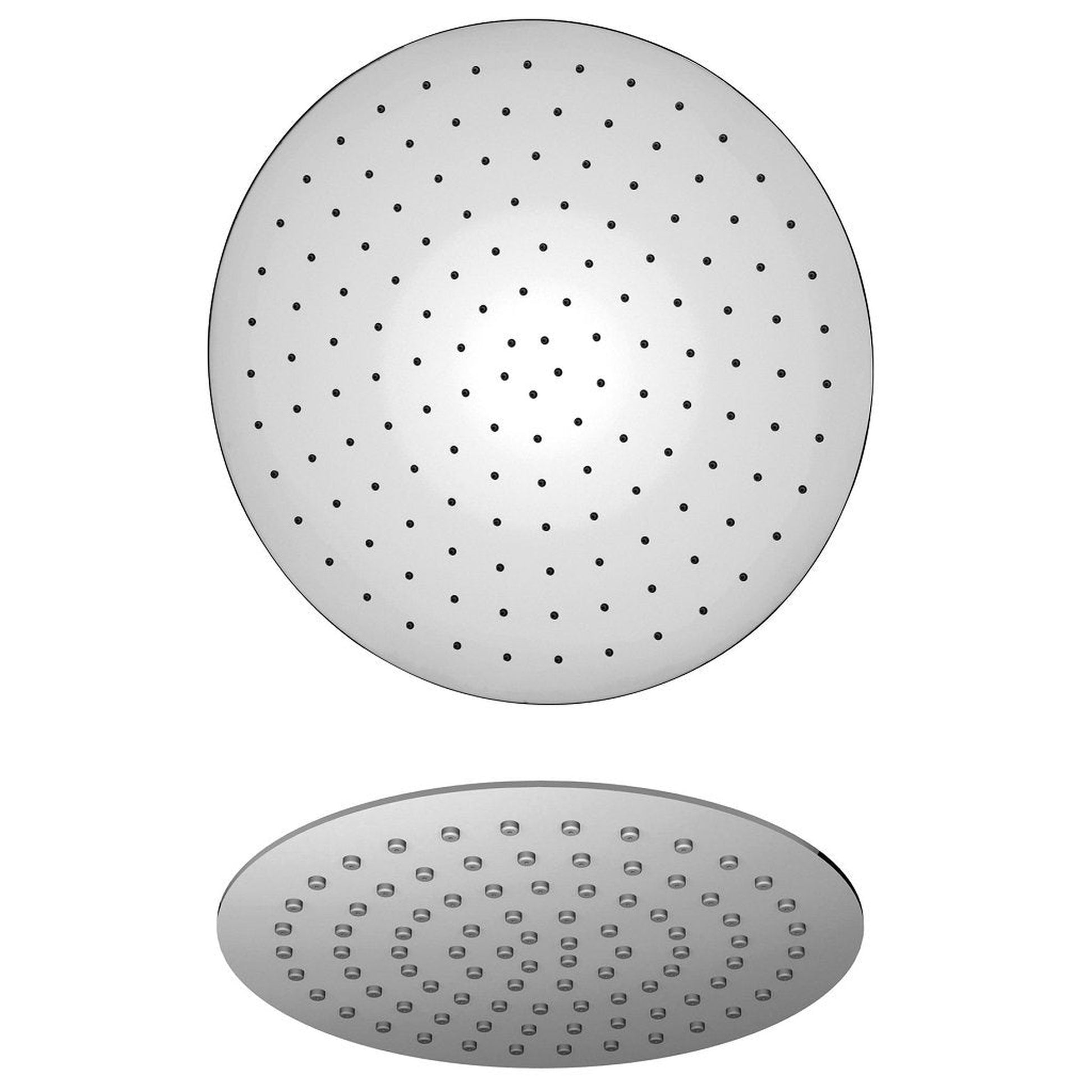 LaToscana Shower Line 12" Round Chrome Extra Slim Shower Head