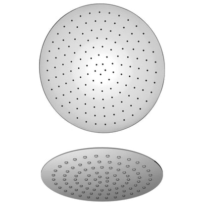 LaToscana Shower Line 12" Round Chrome Extra Slim Shower Head