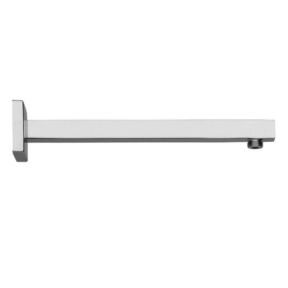 LaToscana Shower Line 12" Square Chrome Wall-Mounted Shower Arm