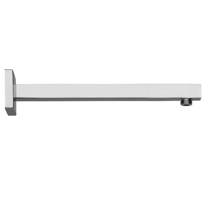 LaToscana Shower Line 16" Square Chrome Wall-Mounted Shower Arm