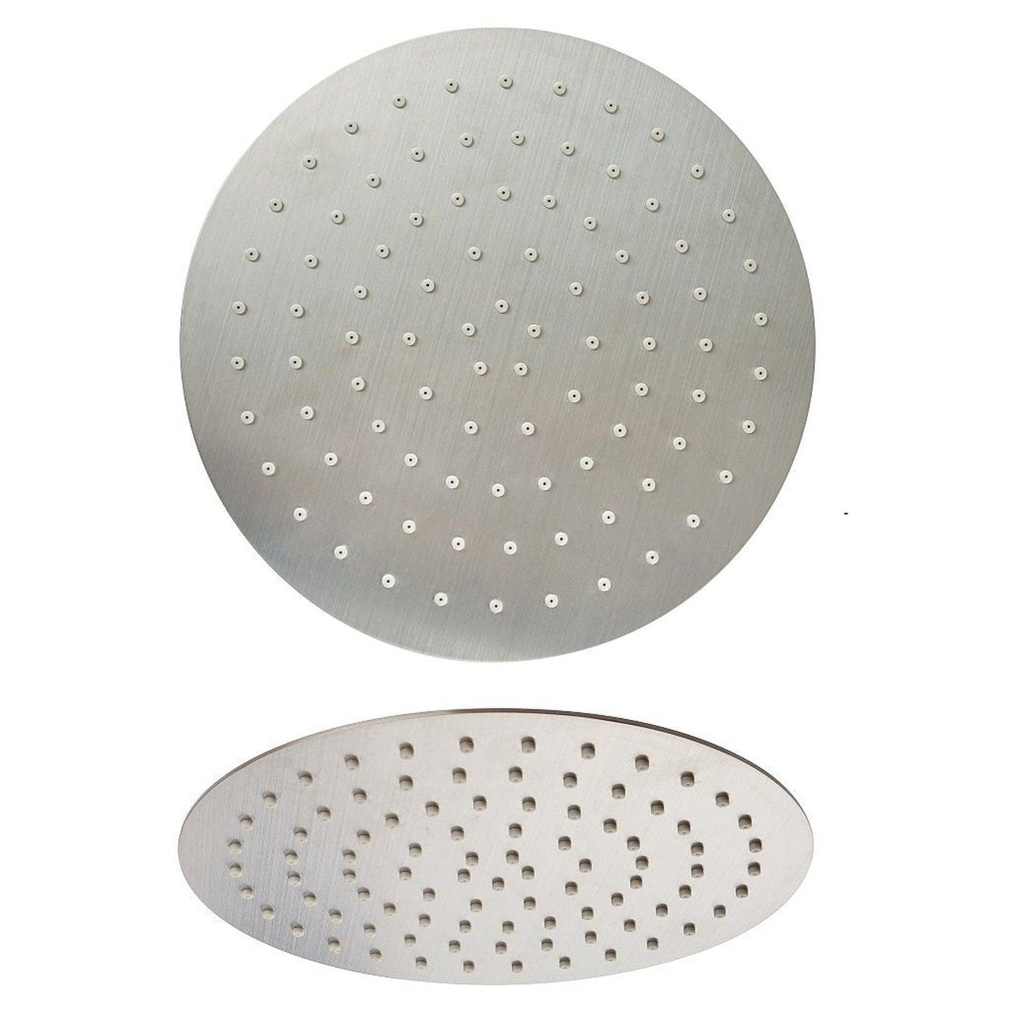 LaToscana Shower Line 8" Round Brushed Nickel Extra Slim Shower Head