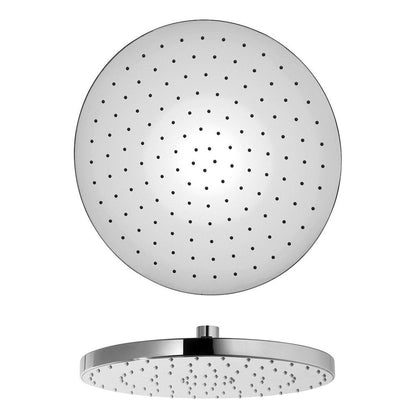 LaToscana Shower Line 8" Round Chrome Brass Shower Head