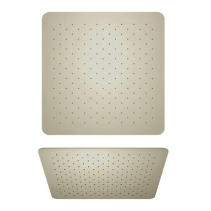 LaToscana Shower Line 8" Square Brushed Nickel Stainless Steel Extra Slim Shower Head