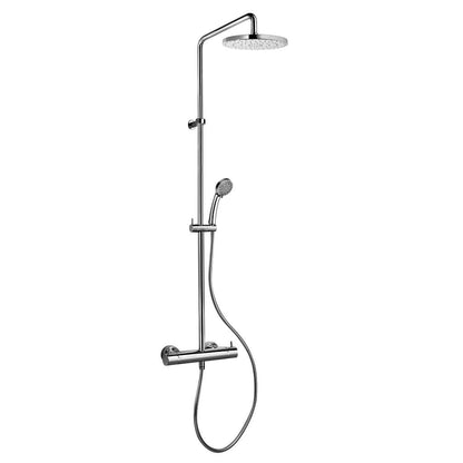 LaToscana Shower Line Chrome Shower Column With Thermostatic Mixer & Adjustable Shower Holder