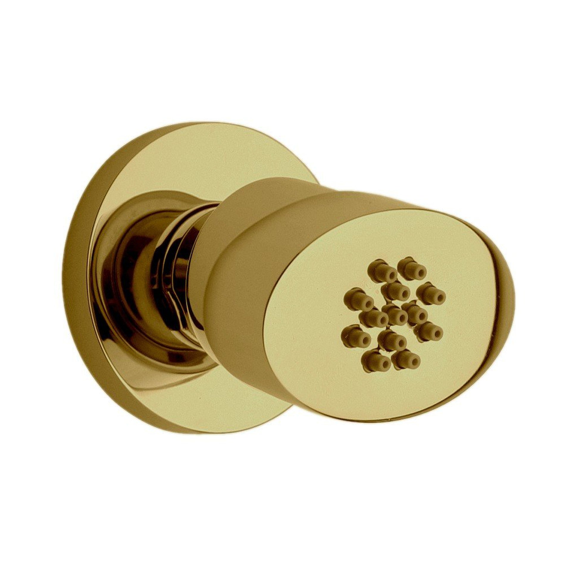 LaToscana Shower Line Matt Gold Round Brass Body Jet