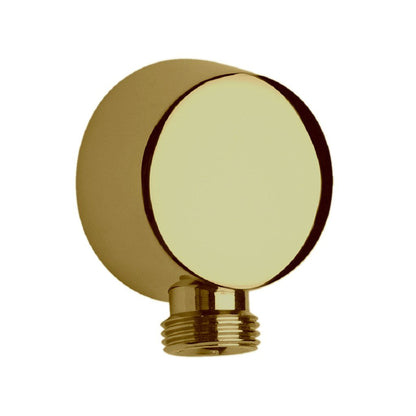 LaToscana Shower Line Matt Gold Round Brass Drop Elbow