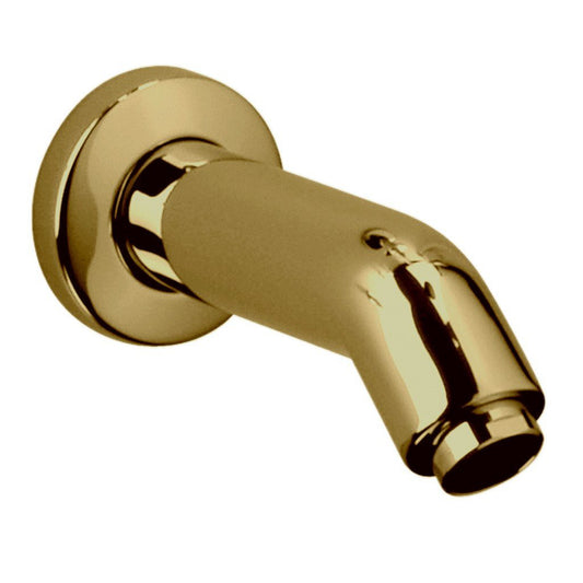 LaToscana Shower Line Matt Gold Round Wall-Mounted Brass Tub Spout