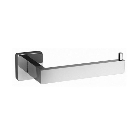 LaToscana Square Chrome Wall-Mounted Paper Roll Holder