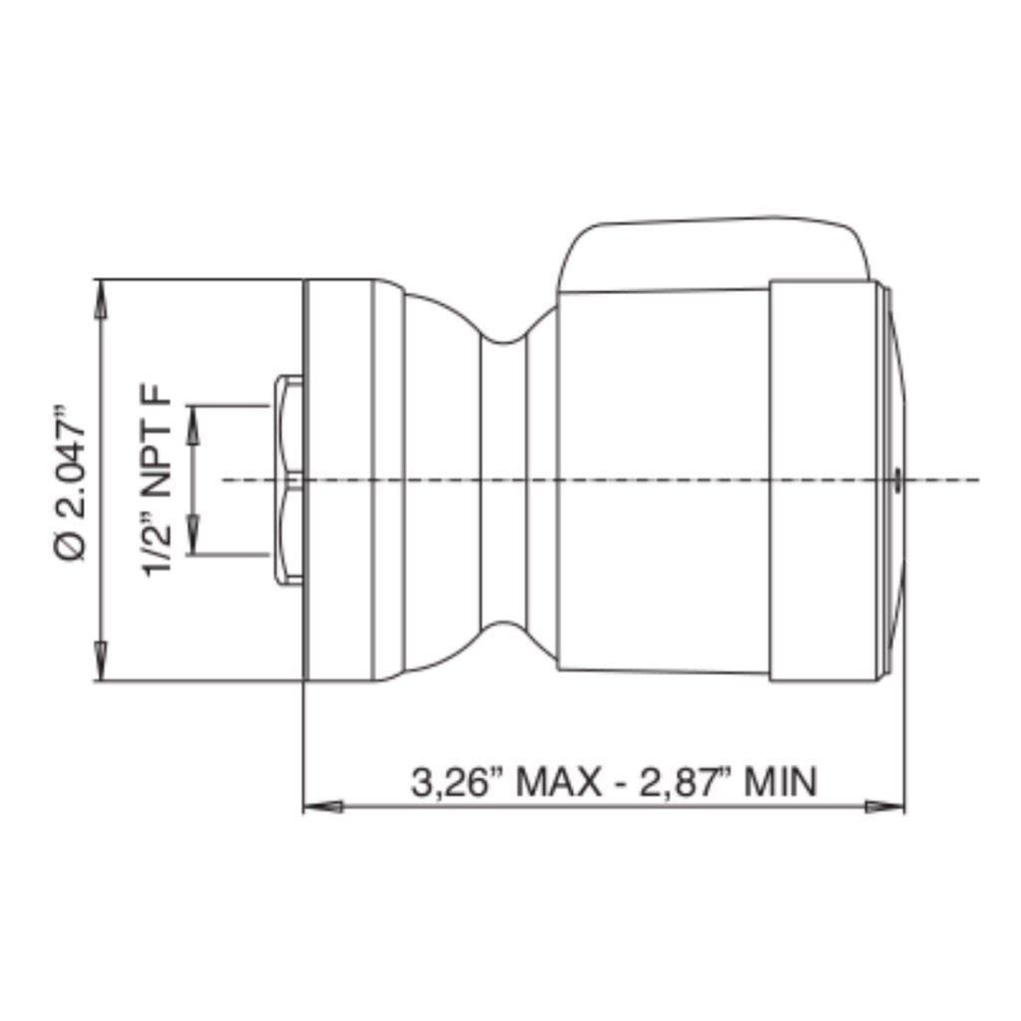 LaToscana Water Harmony Brushed Nickel 3 Body Jets Shower Part