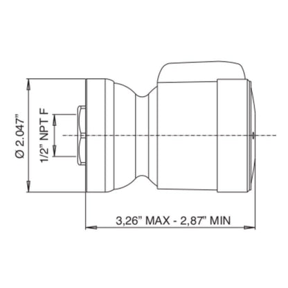 LaToscana Water Harmony Brushed Nickel 3 Body Jets Shower Part