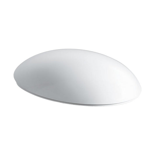 Laufen IlBagnoAlessi 14" White Soft-Close Toilet Seat and Cover for IlBagnoAlessi Toilet Model: H820978