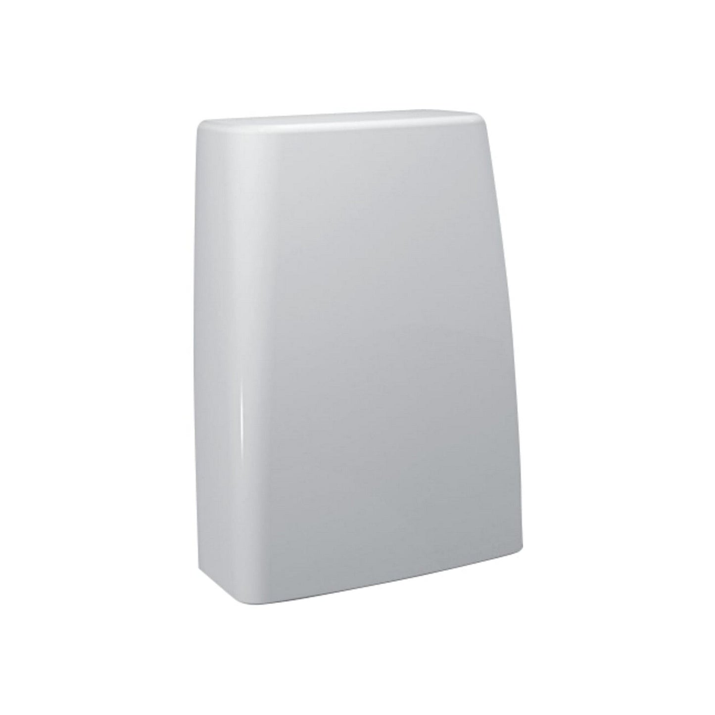 Laufen IlBagnoAlessi 15" x 19" White Dual-Flush Wall-Mounted Toilet Tank