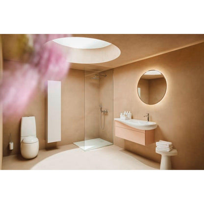 Laufen IlBagnoAlessi 15" x 37" 2-Piece White Washdown Floor-Mounted Toilet