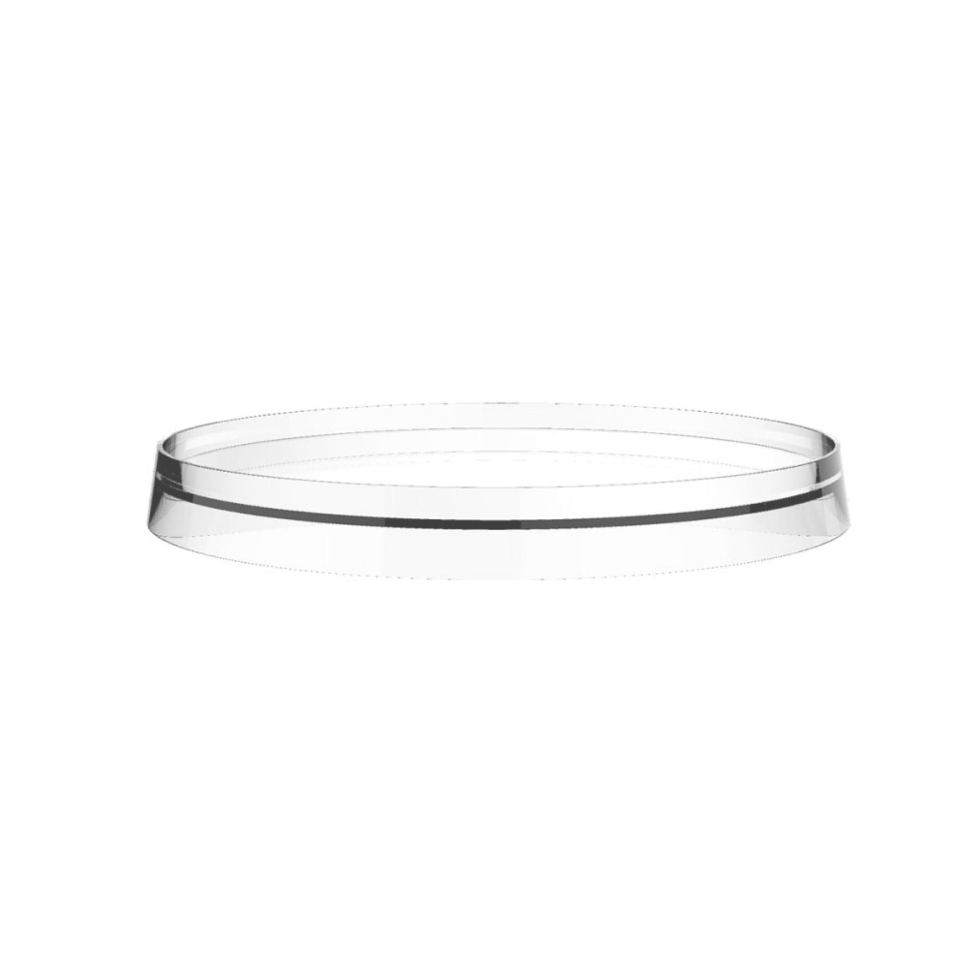 Laufen Kartell 11" Crystal Disc Tray for Bathtub Faucet Model H321331