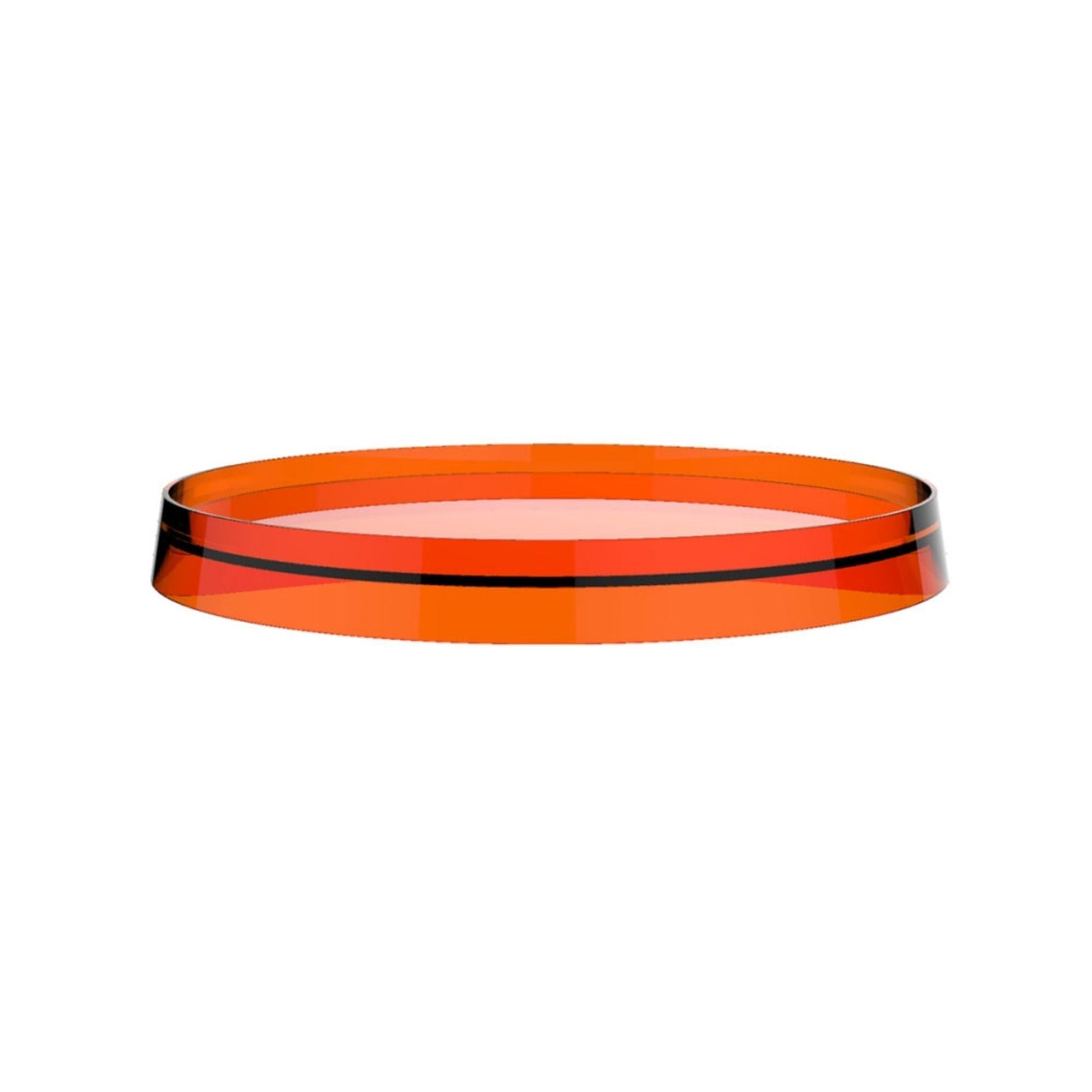 Laufen Kartell 11" Tangerine Orange Disc Tray for Bathtub Faucet Model H321331