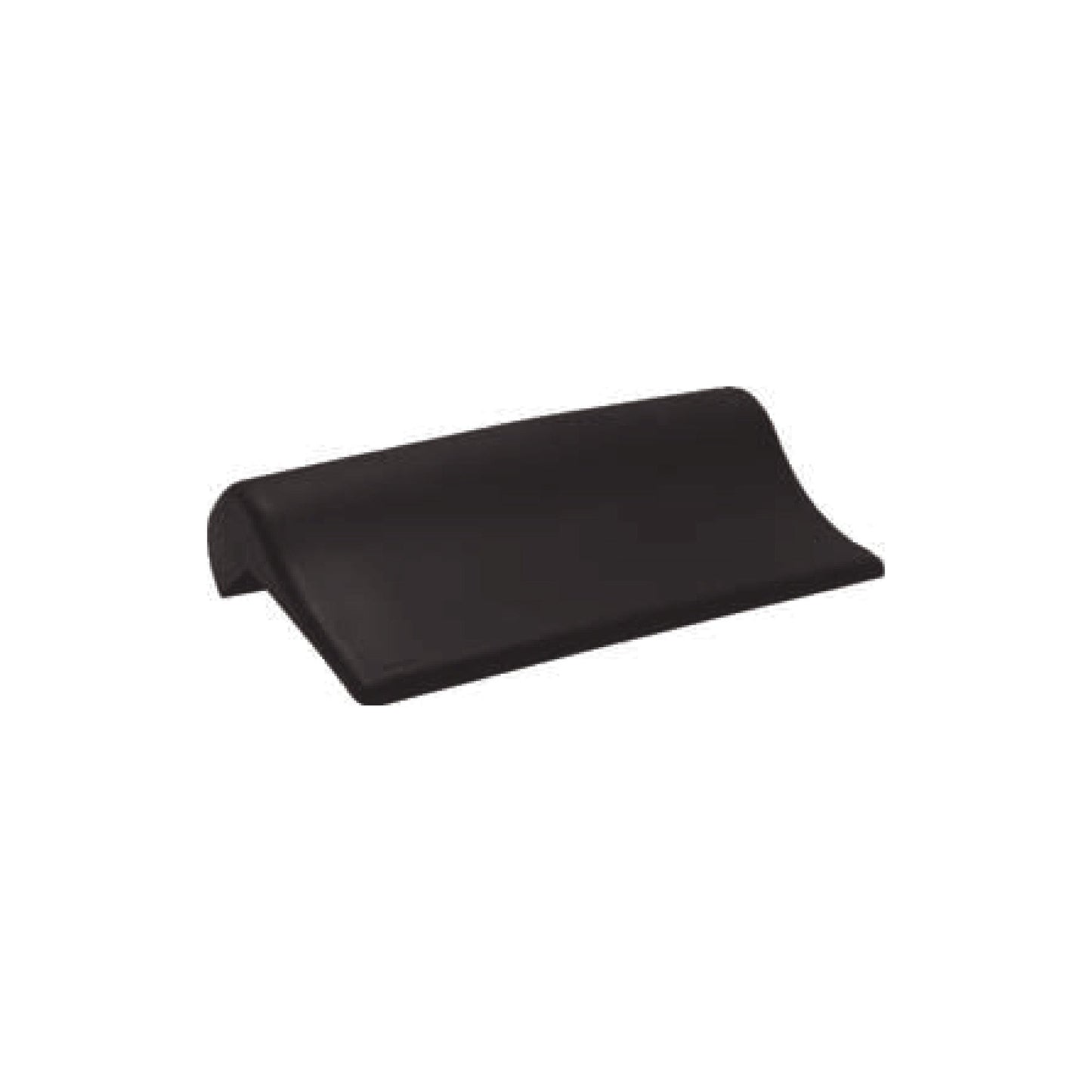 Laufen Kartell 14" x 8" Black Self-Adhesive Gel Neck Pillow for Straight Bathtub Contours