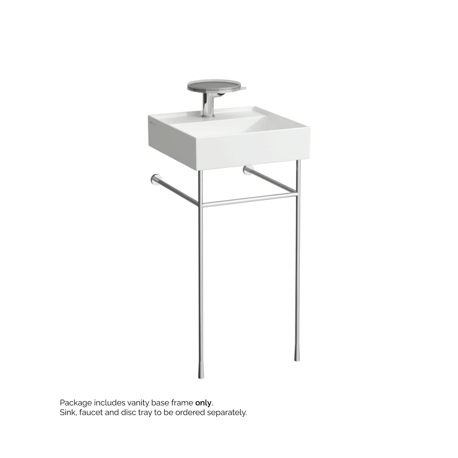 Creative Ware Metal Pedestal Sink Organizer - Chrome