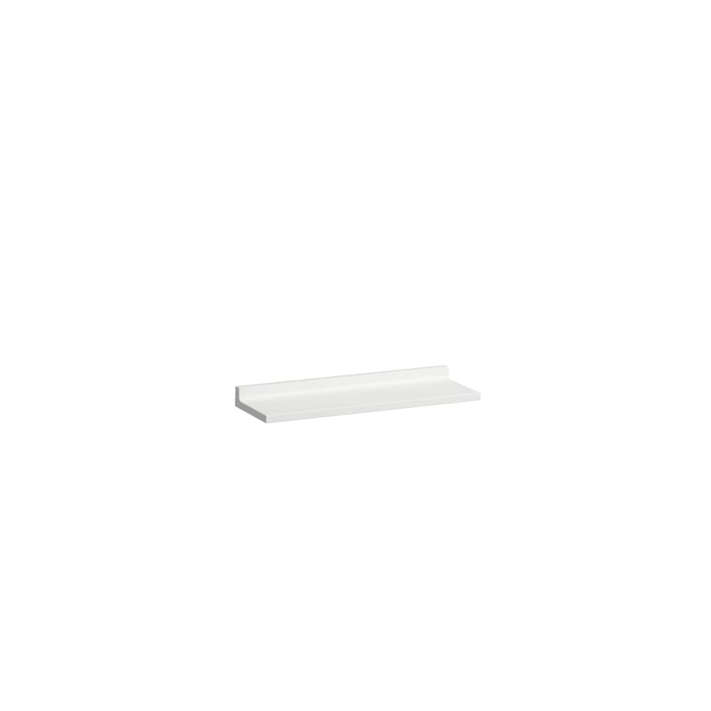 Laufen Kartell 18" Opaque White Acrylic Wall Shelf