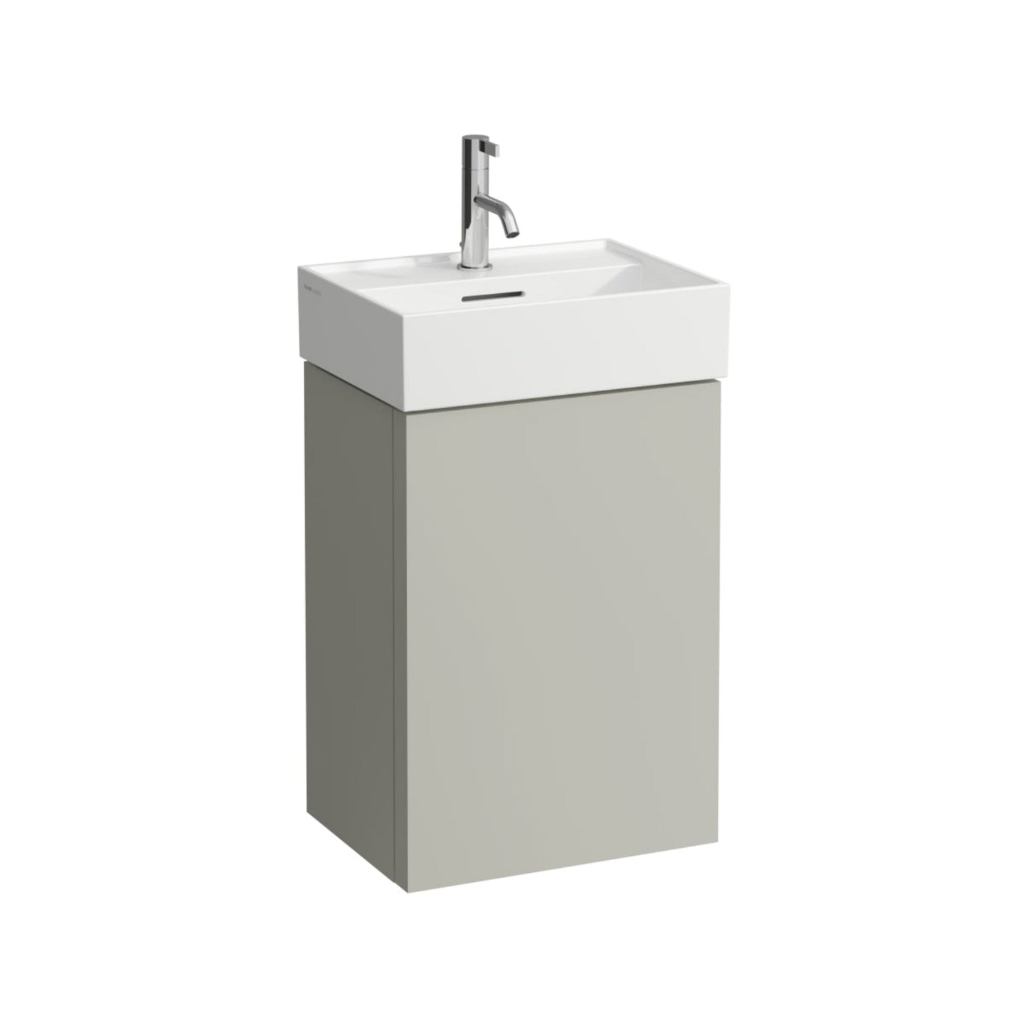 Laufen Kartell 18" x 13" Matte White Wall-Mounted Bathroom Sink With 3 Faucet Holes