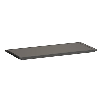 Laufen Kartell 18" x 8" Smoky Gray Acrylic Tray for Bathroom Sink