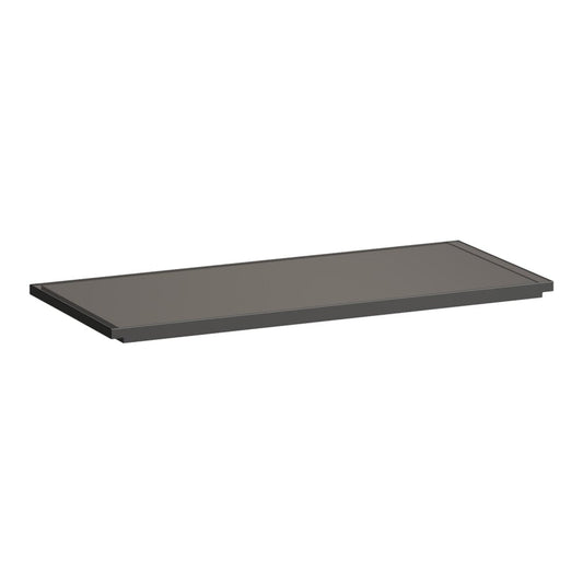 Laufen Kartell 18" x 8" Smoky Gray Acrylic Tray for Bathroom Sink