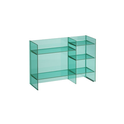 Laufen Kartell 30" Emerald Green Acrylic Stackable Freestanding Shelf