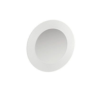 Laufen Kartell 31" Round Opaque White Polycarbonate "All Saints" Mirror