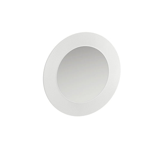 Laufen Kartell 31" Round Opaque White Polycarbonate "All Saints" Mirror