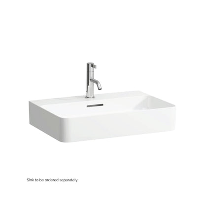 Laufen Kartell 8" Single-Hole Chrome Fixed-Spout Bathroom Sink Faucet With Pop-up Waste