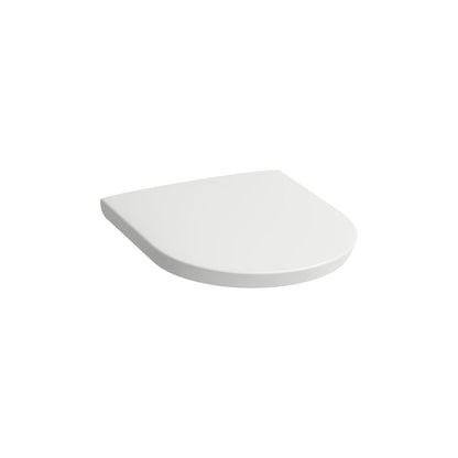 Laufen New Classic 16" x 19" Matte White Removable Toilet Seat and Cover With Lowering System