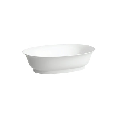 Laufen New Classic 22" x 15" Oval White Ceramic Vessel Bathroom Sink Without Overflow Slot